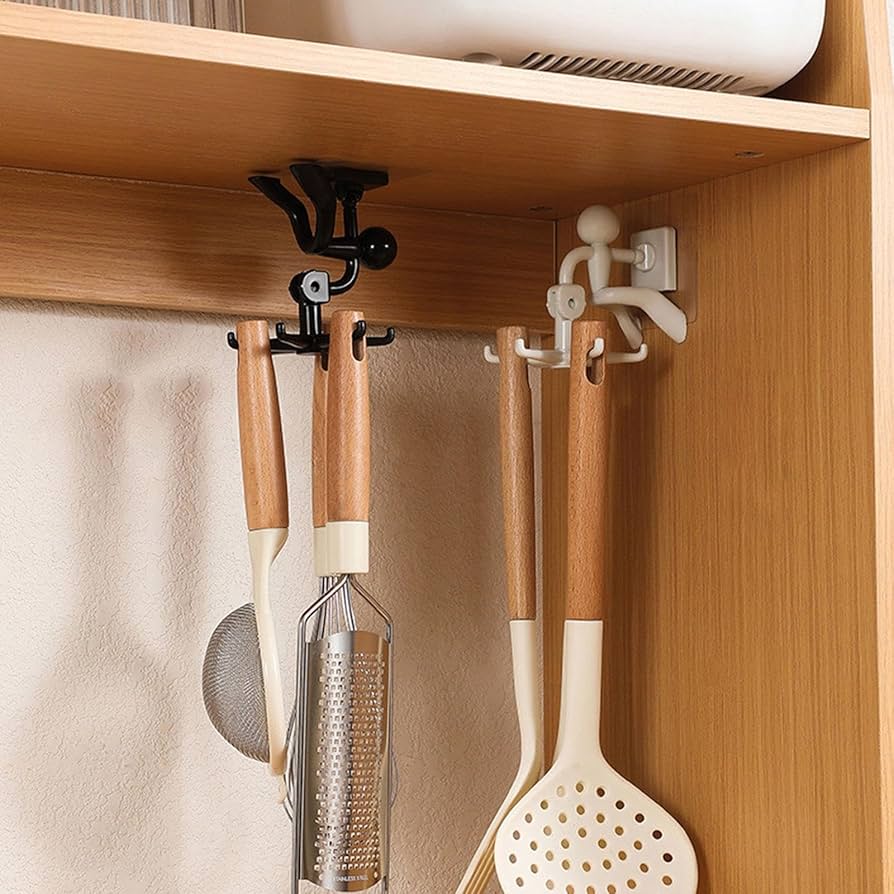 Gancho Adesivo Multifuncional para Cozinha e Casa de Banho