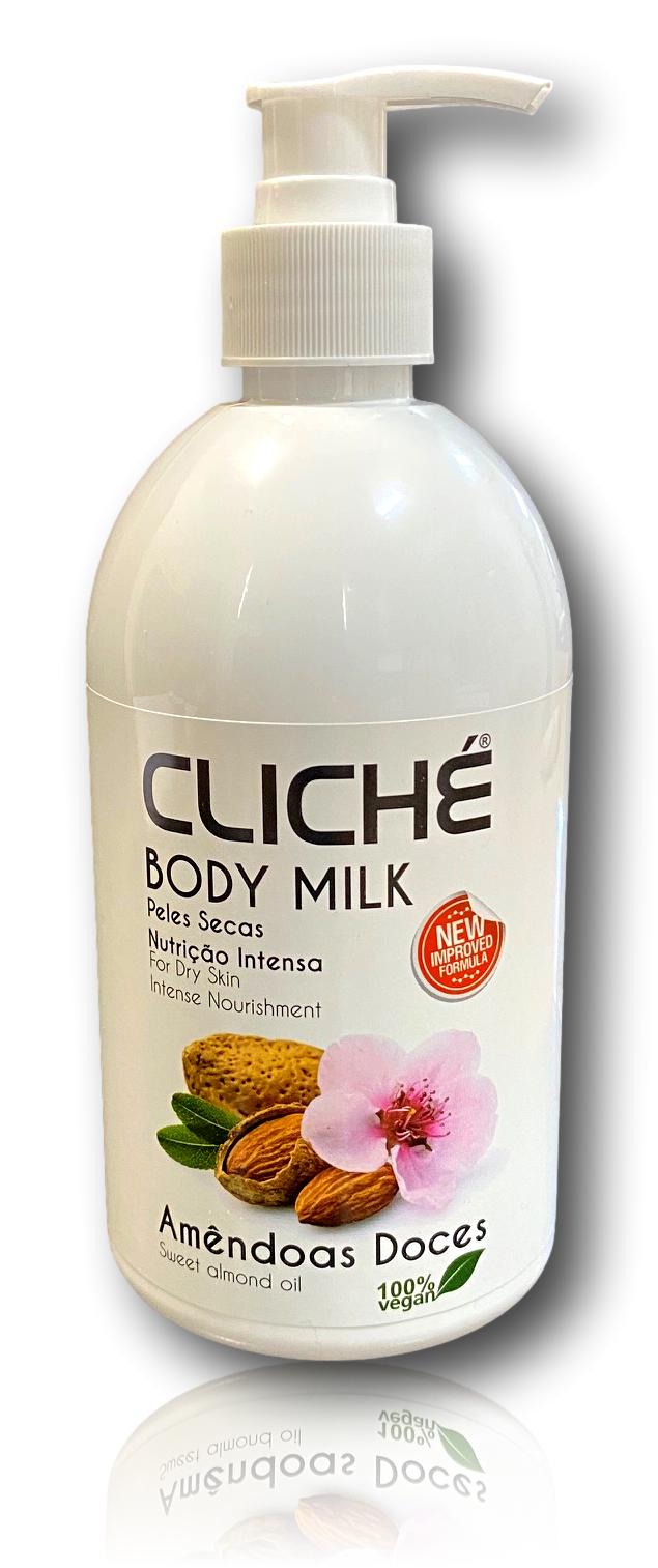 Creme Corporal Cliché Âmendoas Doces 500ml – Peles Secas