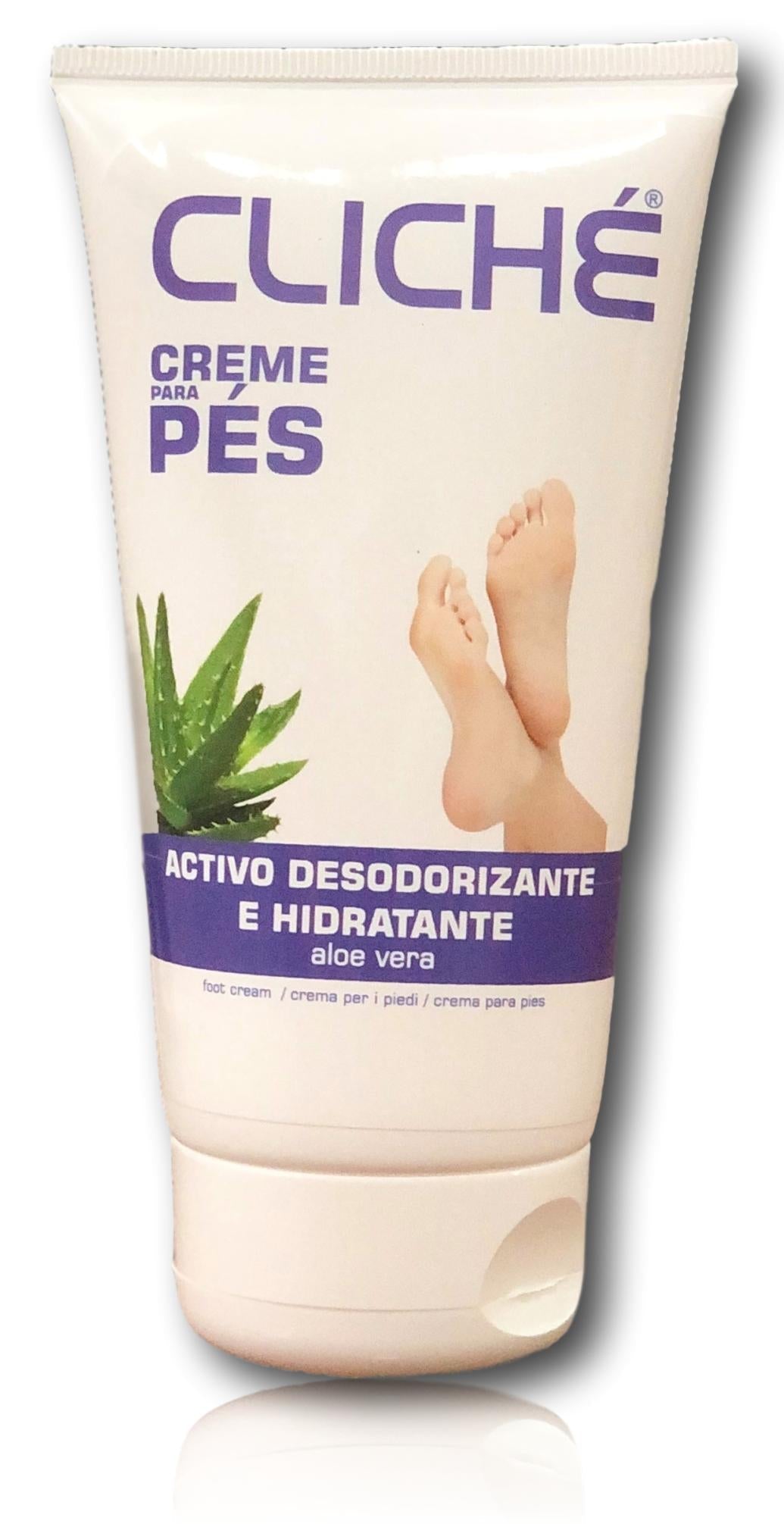 Creme para Pes Ativo Desodorizante e Hidratante Aloe Vera de 150ml