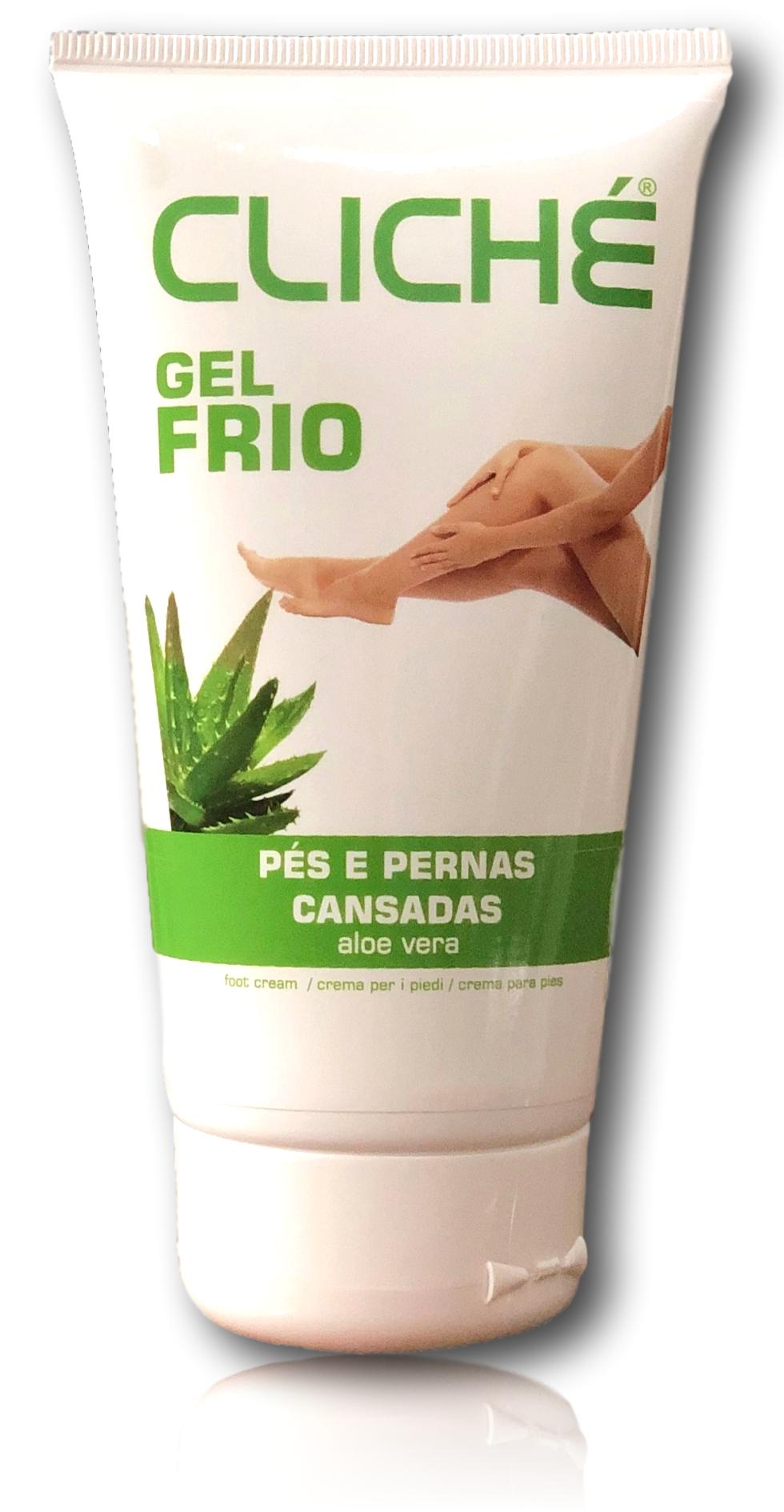 Creme para Pes Gel Frio Pes e Pernas Cansadas Aloe Vera de 150ml