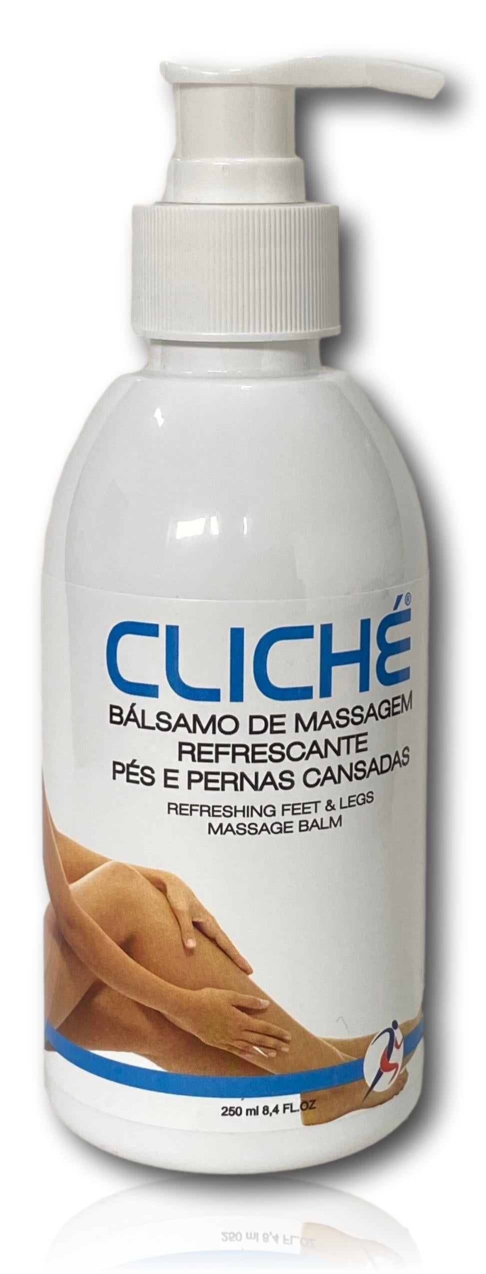 Bálsamo de Massagem Cliché Refrescante Pés e Pernas Cansadas 250ml