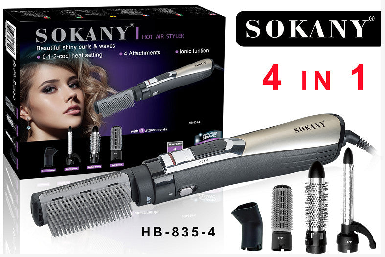 SOKANY Hot Air Styler 4 em 1 com Função Iónica HB-835-4