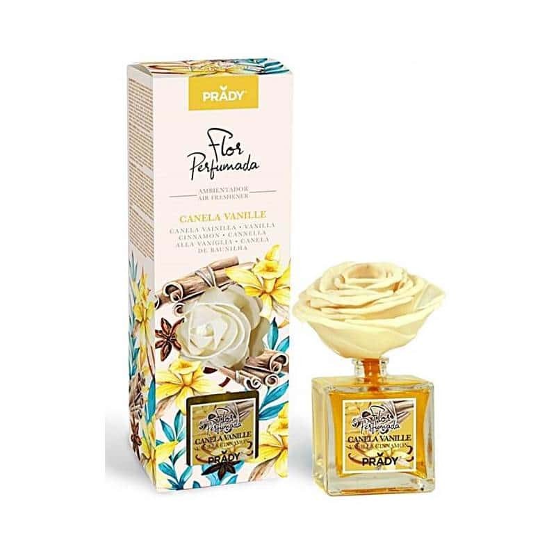 Ambientador Prady Flor Perfumada Canela e Baunilha 90ml