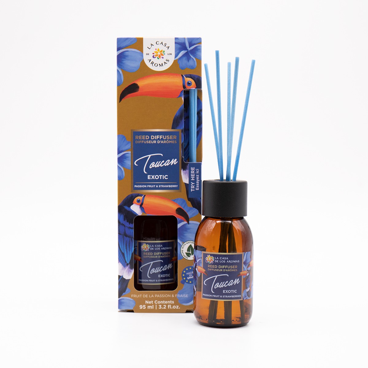 Mikado Toucan Exotic Frutas da Paixao e Creme de 95ml