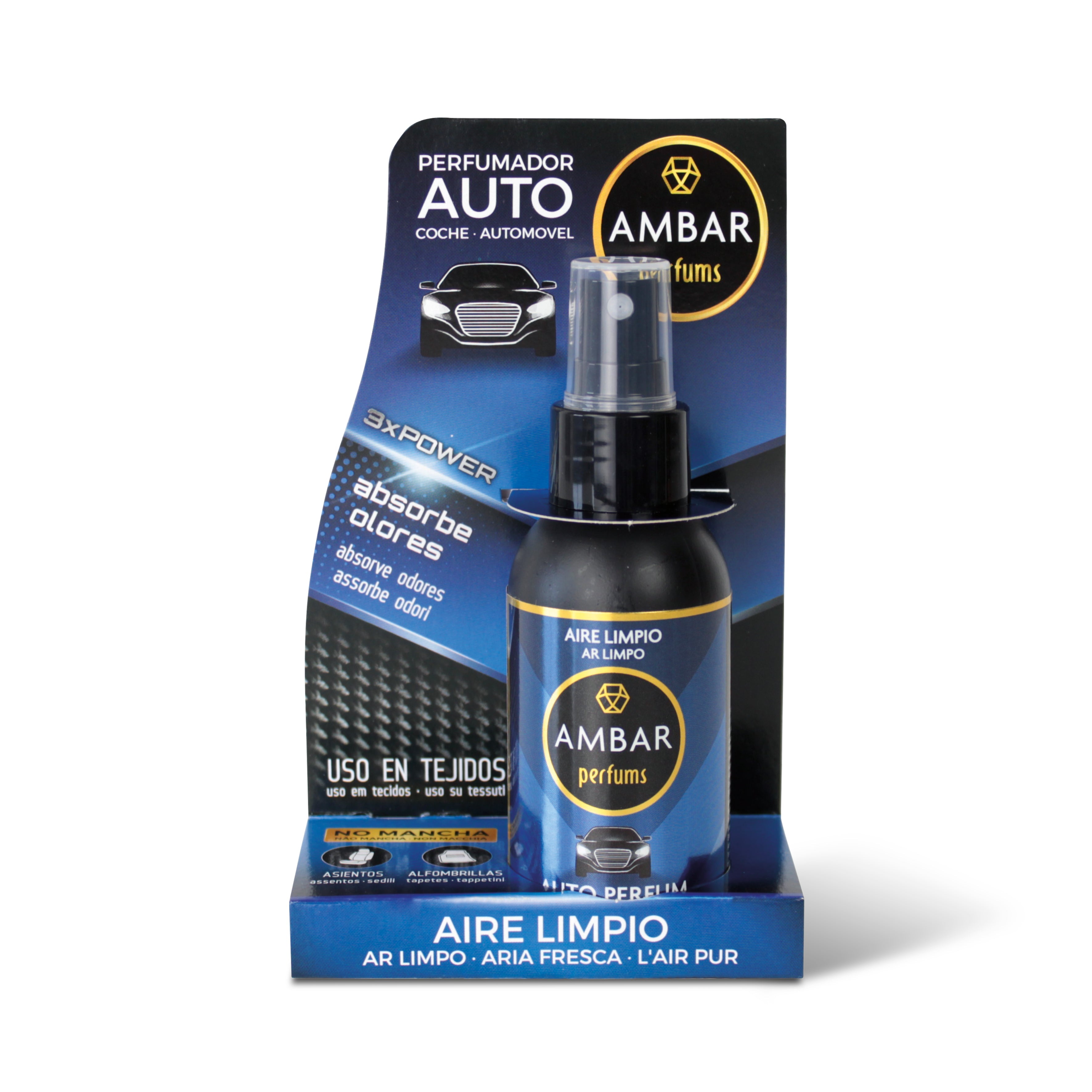 Spray Ambientador de Carro Ar Limpo de 90ml