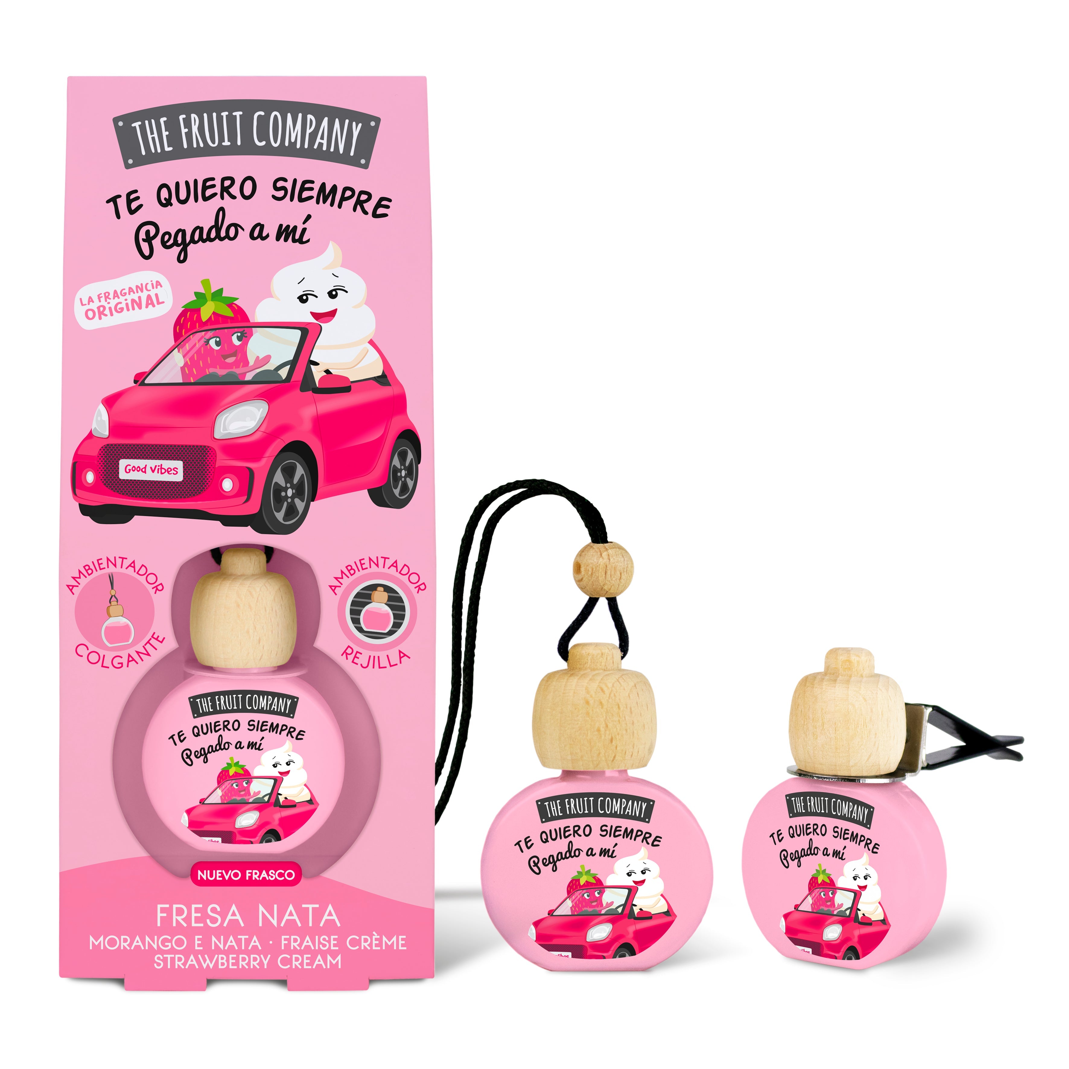 Ambientador de Carro Creme de Morango de 5ml