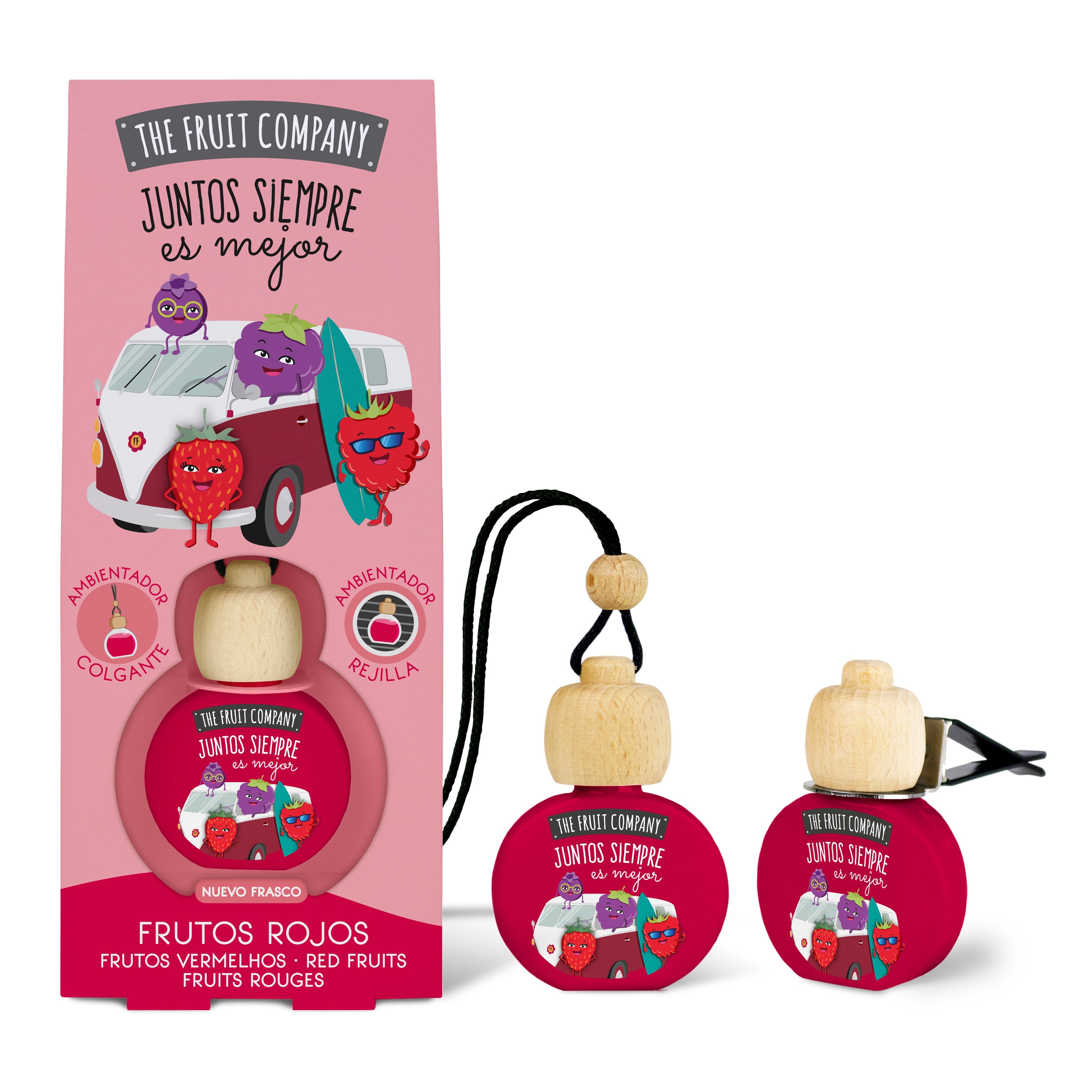 Ambientador de Carro Frutos Vermelhos de 5ml