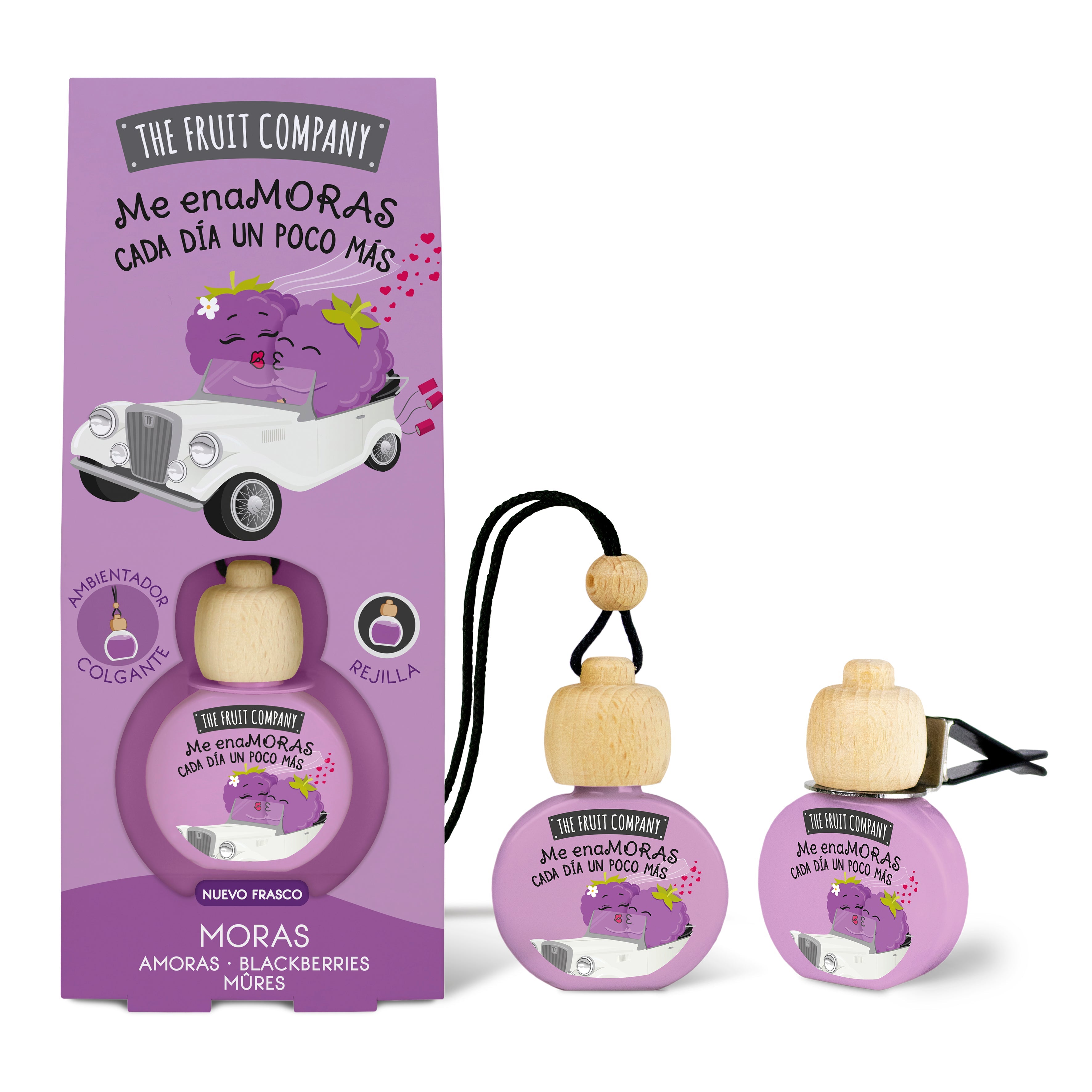 Ambientador de Carro Amoras de 5ml