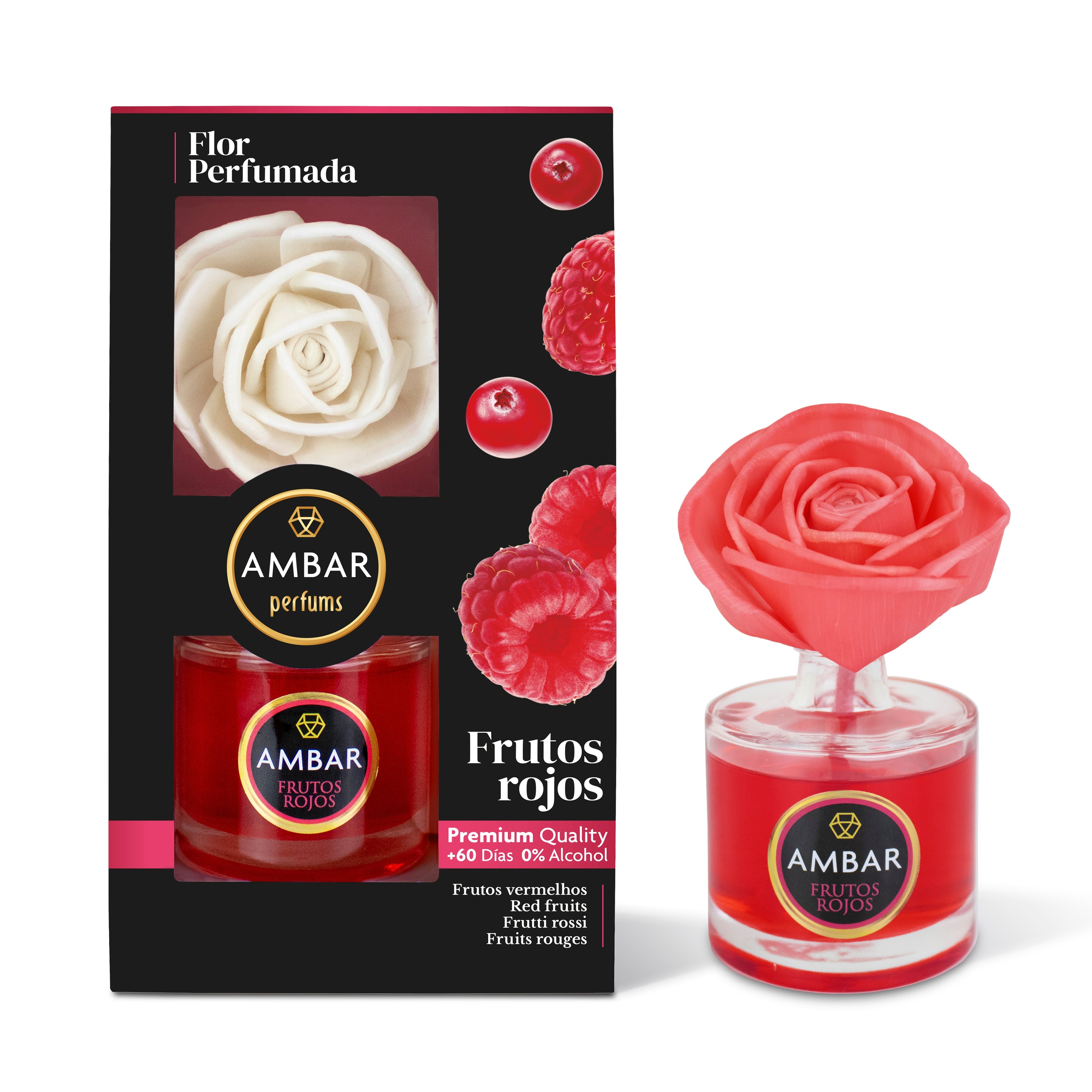 Flor Perfumada Frutos Vermelhos de 75ml