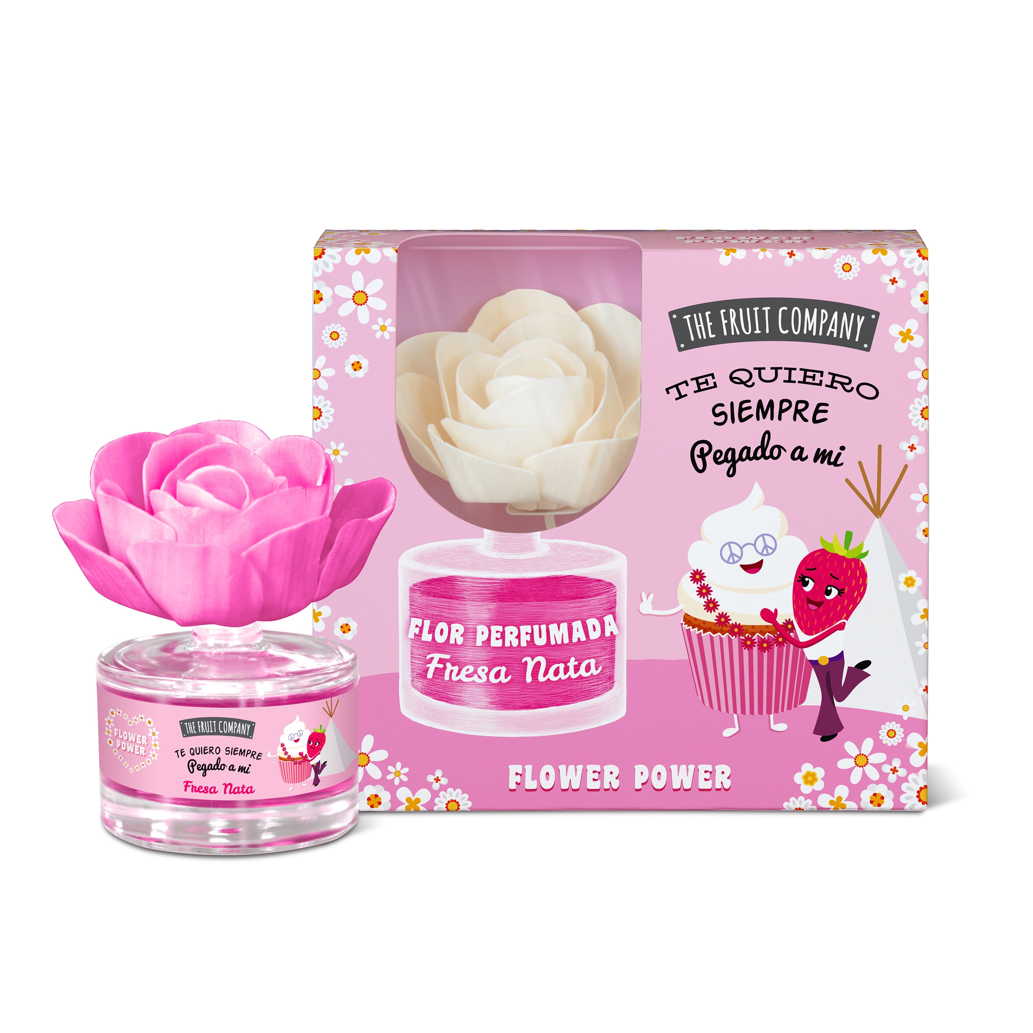 Flor Perfumada Creme de Morango de 55ml