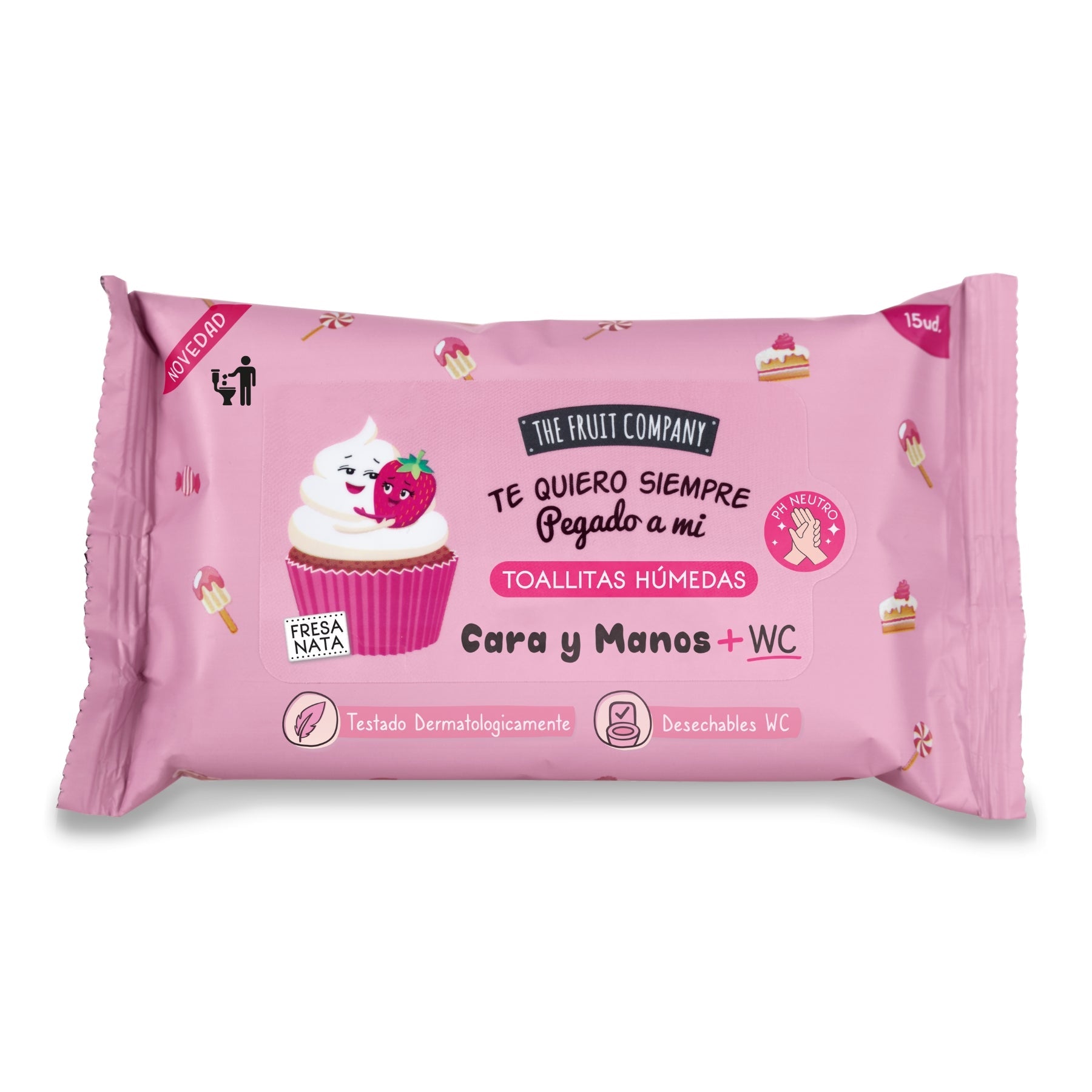Toalhitas Húmidas Creme de Morango