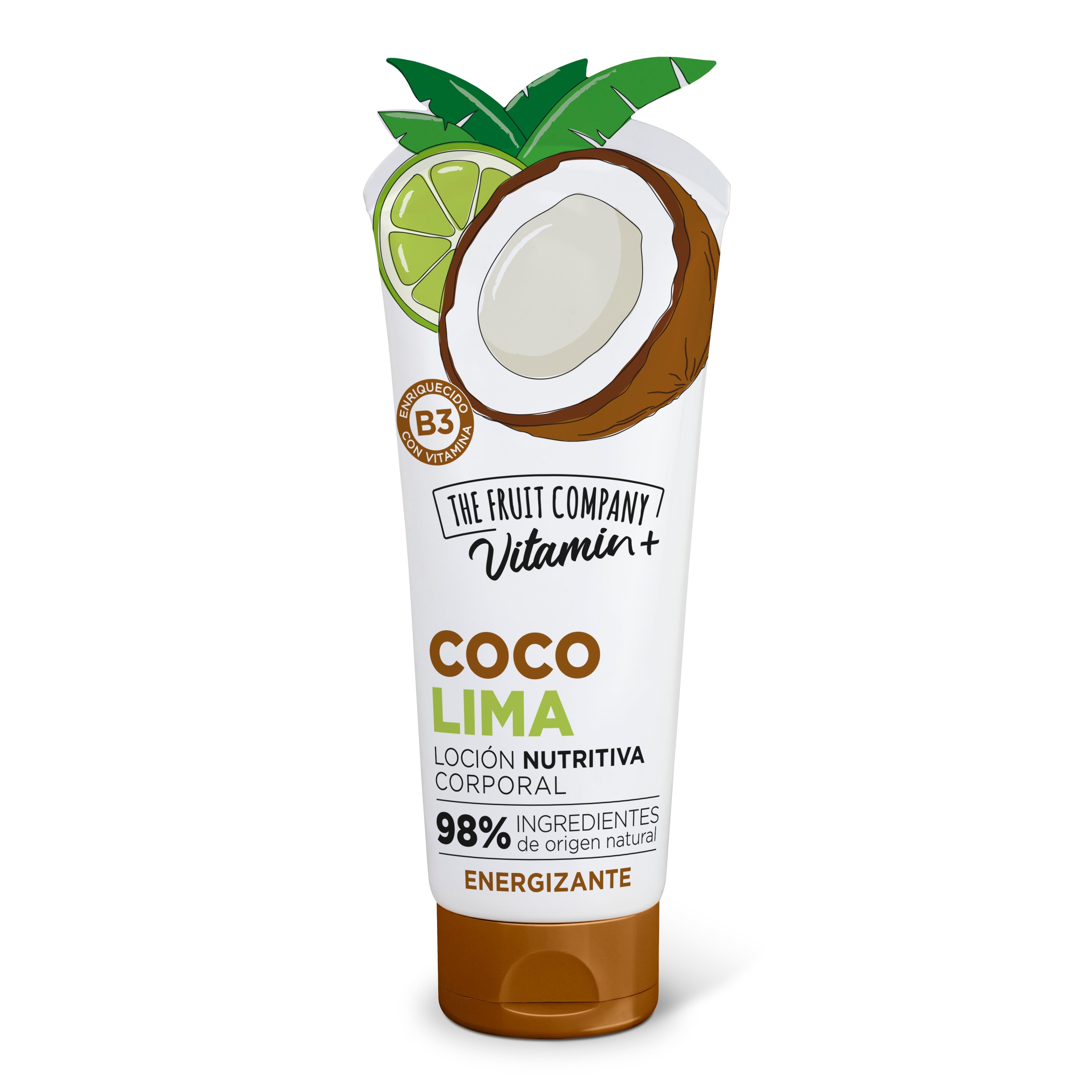 Locao Corporal Coco Lima de 200ml - Energizante