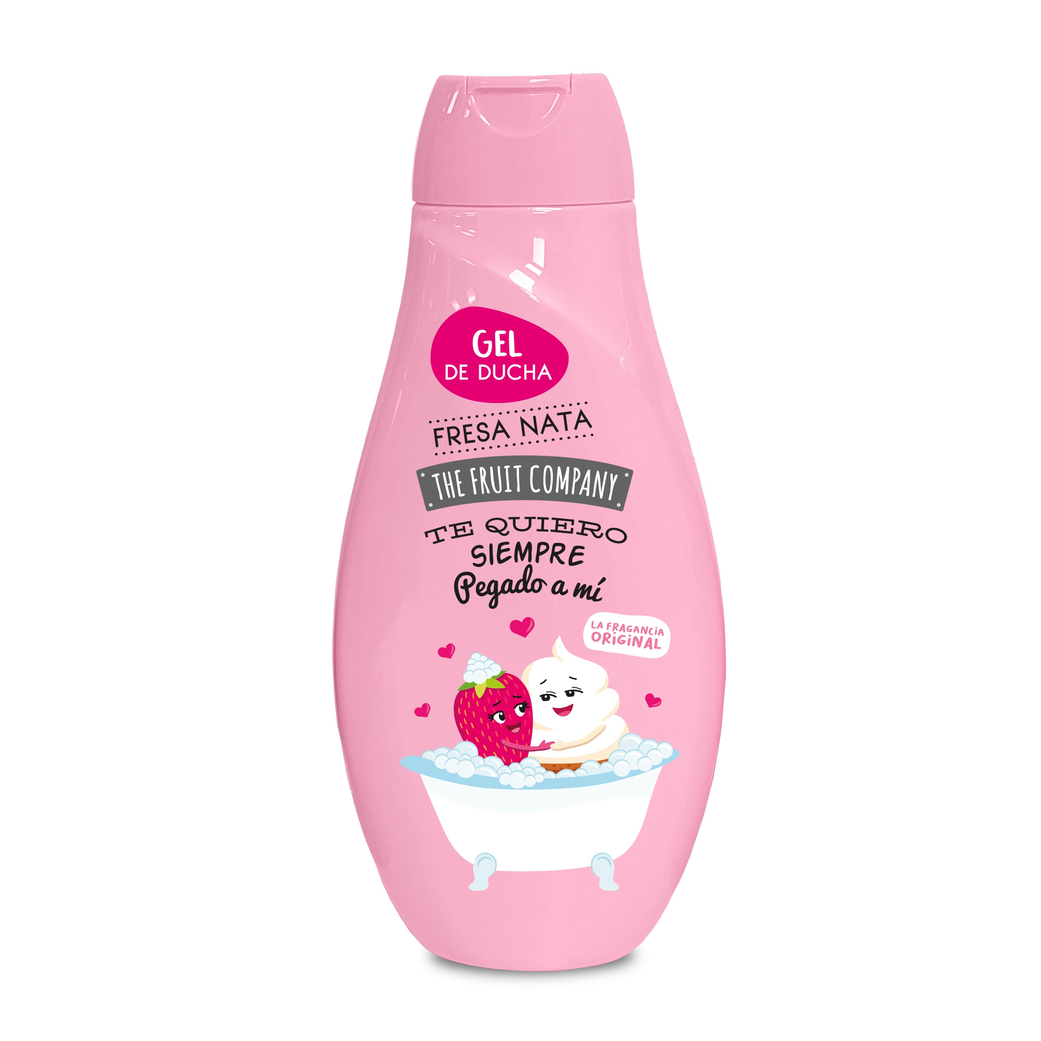 Gel de Banho Creme de Morango de 600ml