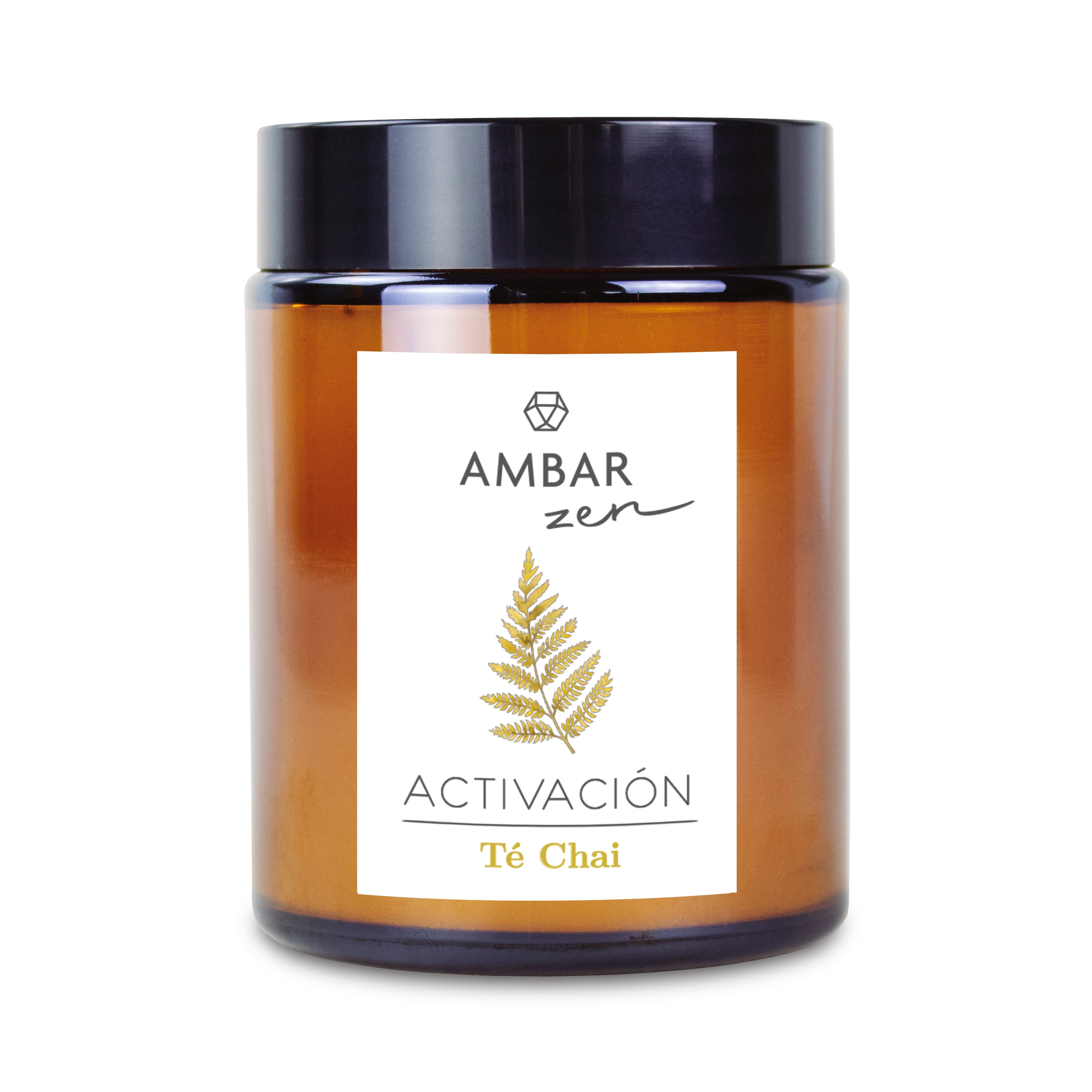 Vela Ambar Zen de Te Chai de 125g