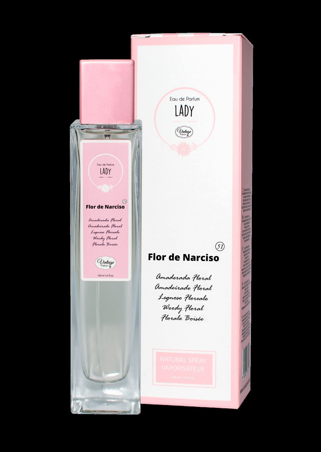 Perfume Vintage de Mulher nº51 de 100ml