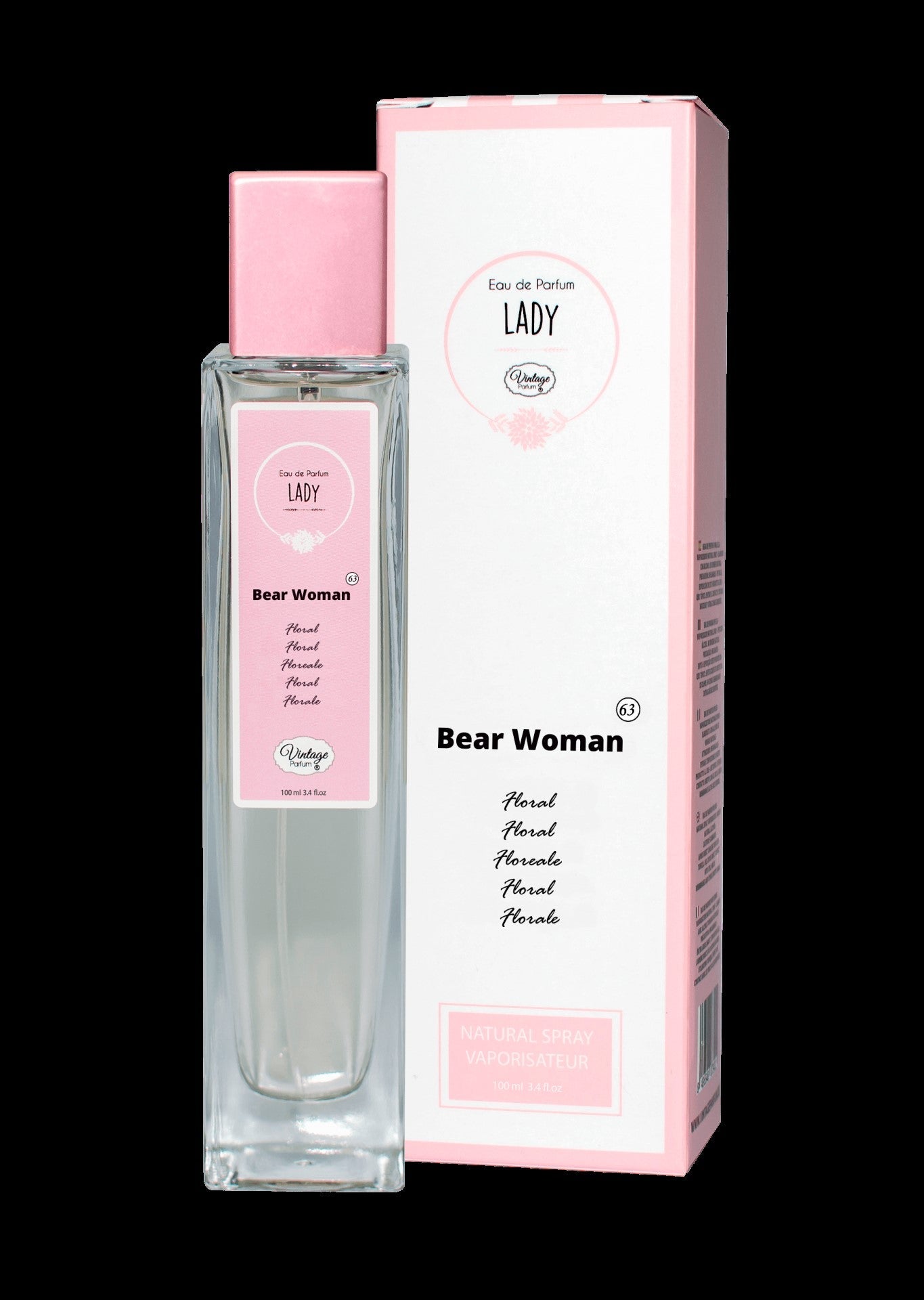 Perfume Vintage de Mulher nº63 de 100ml