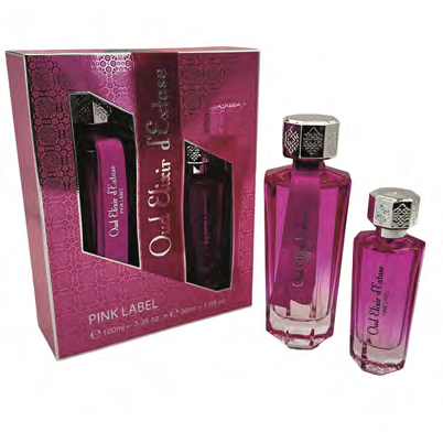 Coffret Perfume Oud Elixir Pink Label EDP 100ml + 30ml