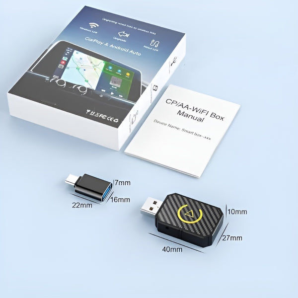 Adaptador Wireless CarPlay & Android Auto