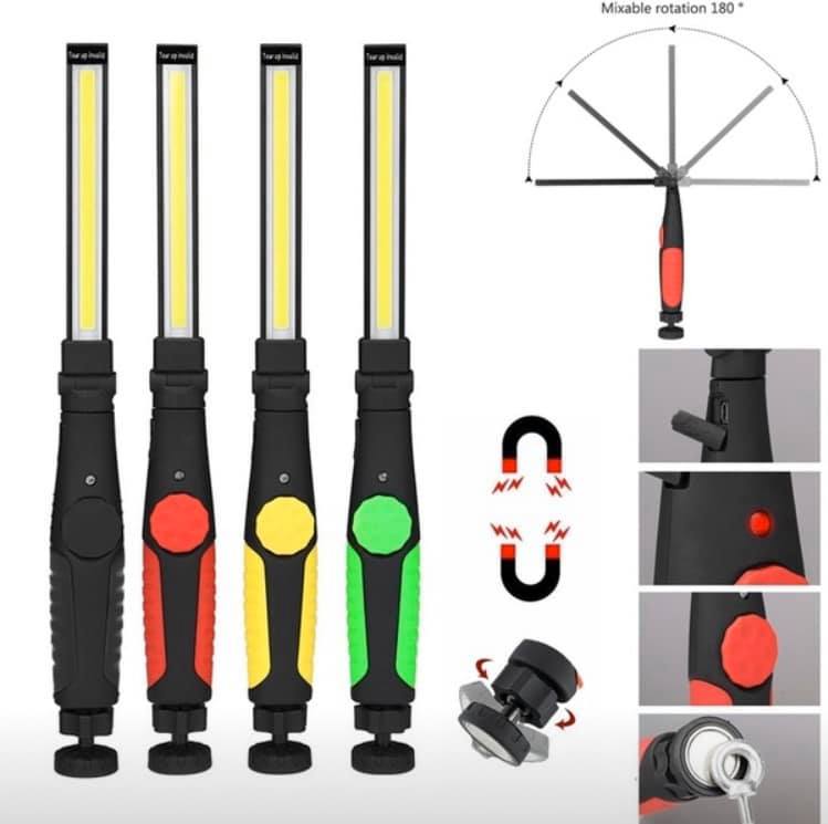 Lanterna de Trabalho LED com Rotação 180° e Íman
