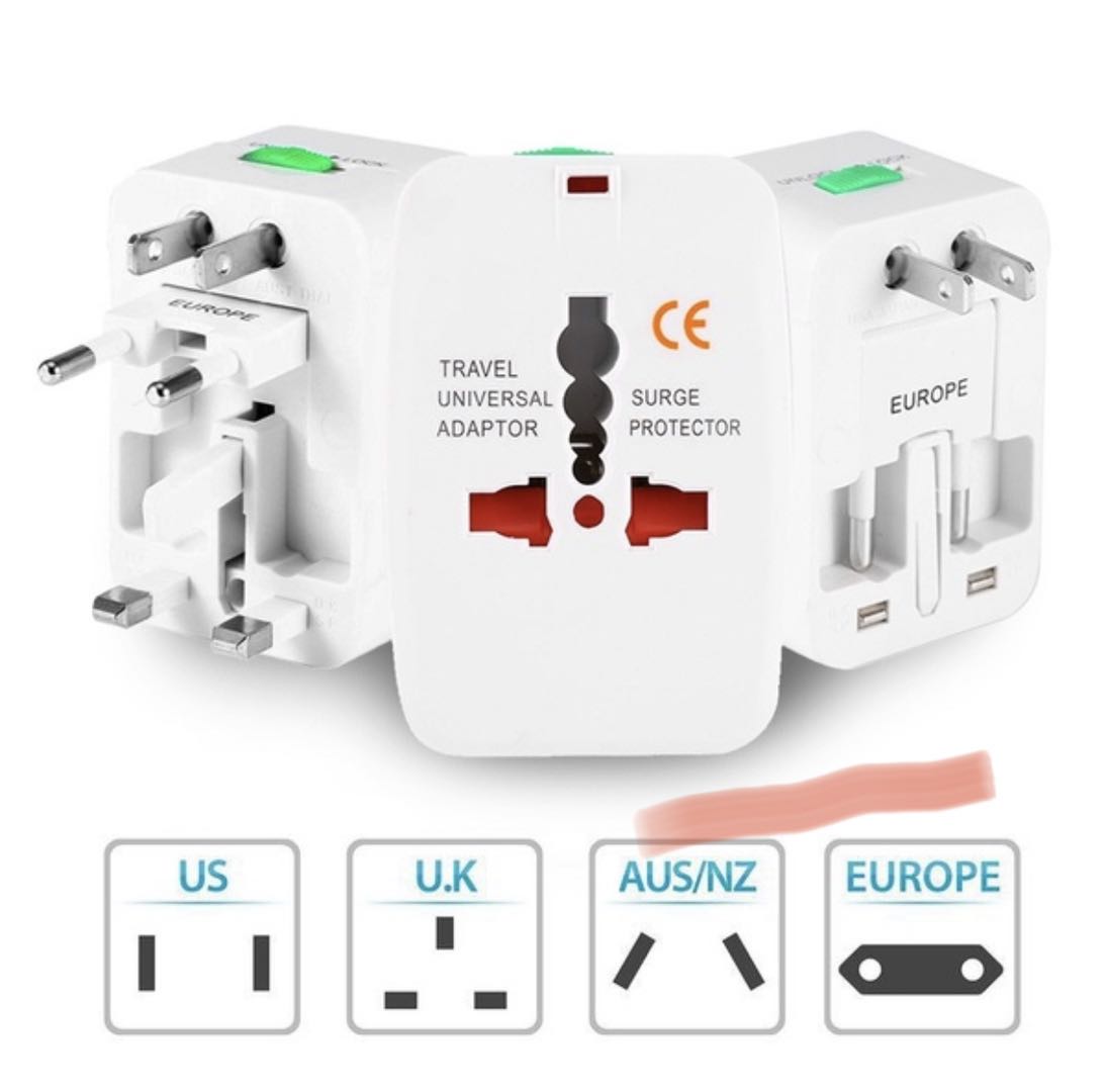 Adaptador Universal de Viagem 4 em 1