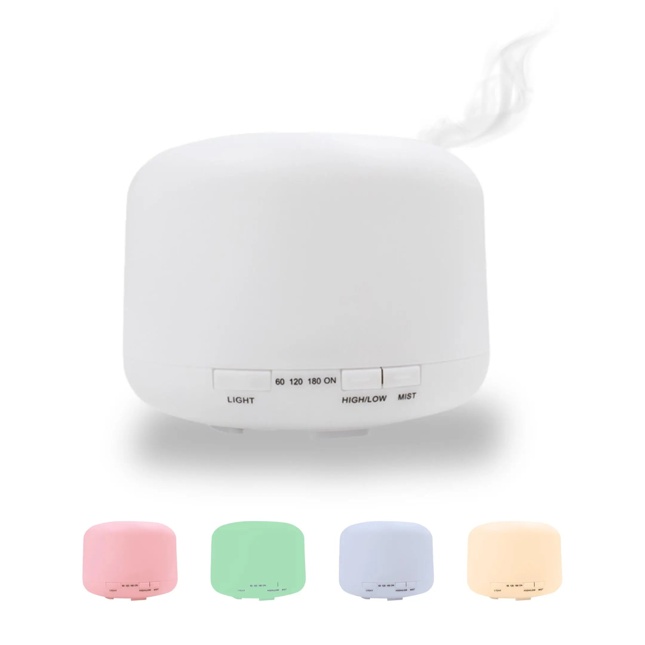 Difusor de Óleos Essenciais Compacto com Timer e Luz LED