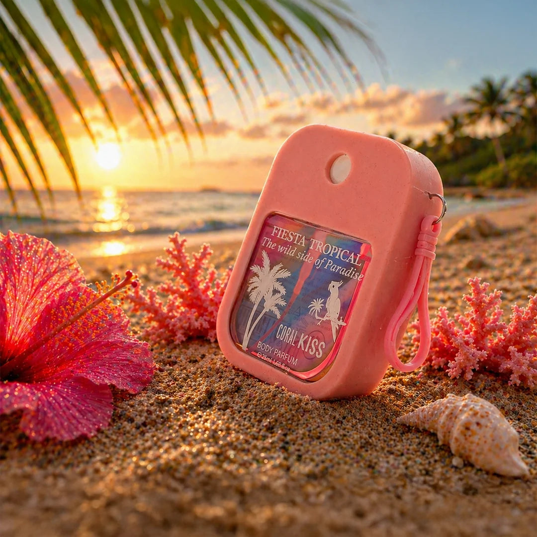 Perfume de Bolso Fiesta Tropical Coral Kiss - Body Parfum 35ml