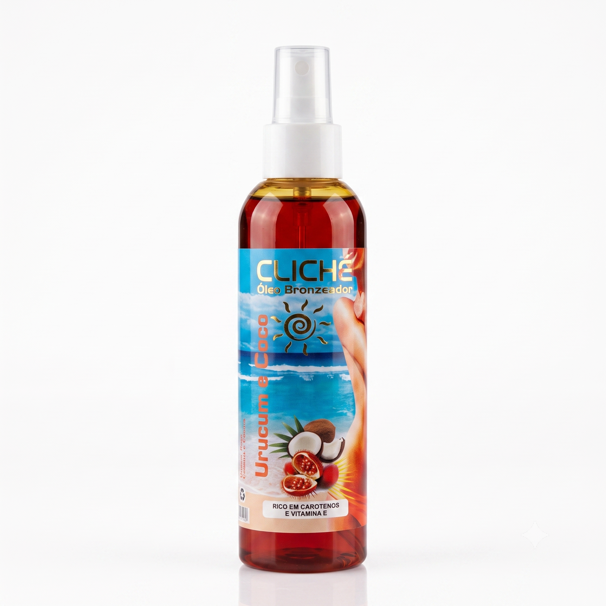 Óleo Bronzeador Cliché de Urucum e Coco 200ml