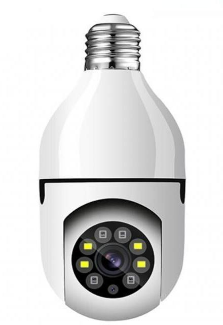 Camera PTZ WIFI em Formato de Lâmpada E27 com Visão Noturna JT-8177