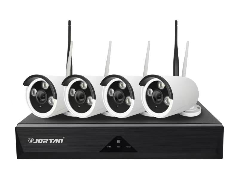 Kit de Videovigilância JORTAN WIFI com NVR e 4 Cameras