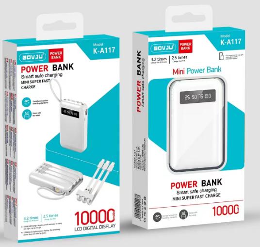 Mini Power Bank BOVJU K-A117 10000mAh