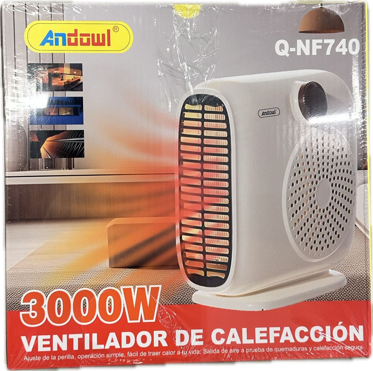 Aquecedor Ventilador Andowl Q-NF740 3000W