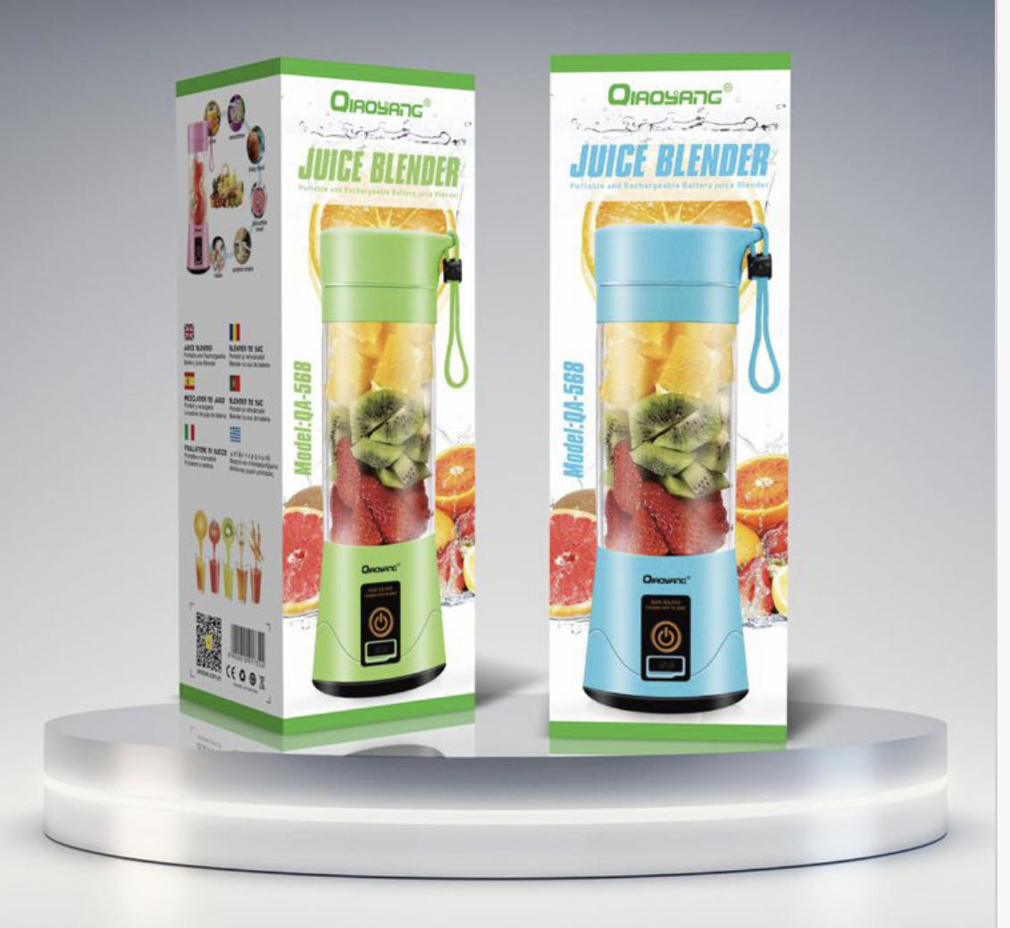Mini Liquidificador Portátil Recarregável com Alça