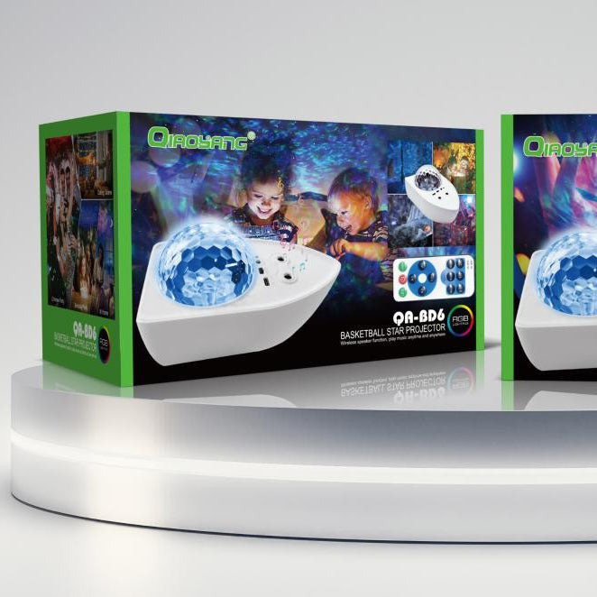 Projetor de Estrelas RGB com Coluna Bluetooth