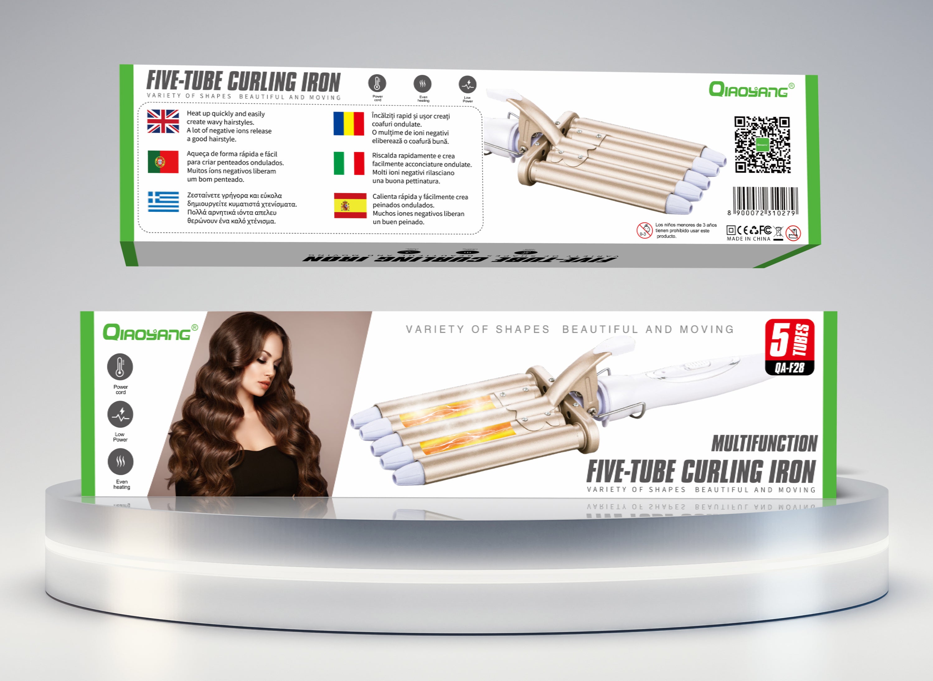 Modelador de Ondas 5 Tubos Qiaoyang QA-F28