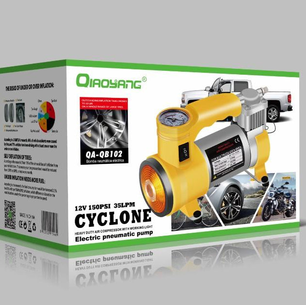 Compressor de Ar Elétrico 12V Cyclone 150PSI