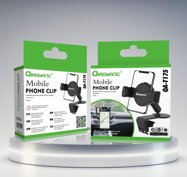 Suporte de Telemóvel com Clip para Carro