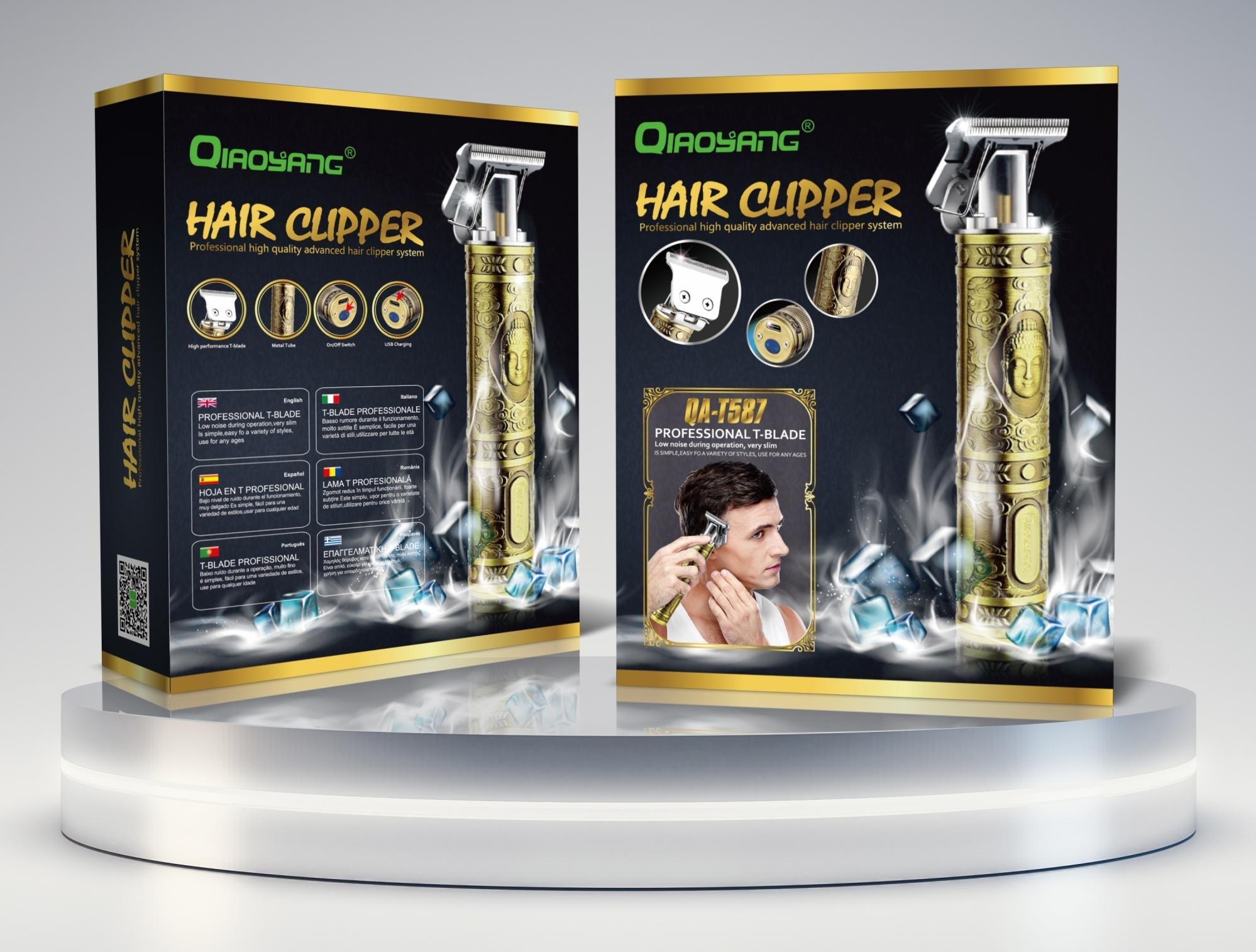 Máquina Corta Cabelo Profissional QA-T587