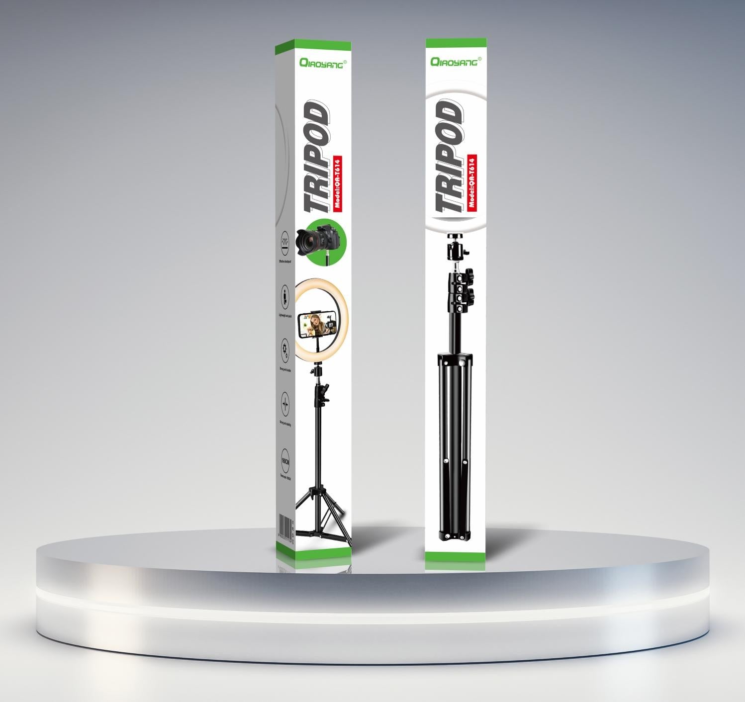 Tripé Extensível para Ring Light e Câmara 1.6m