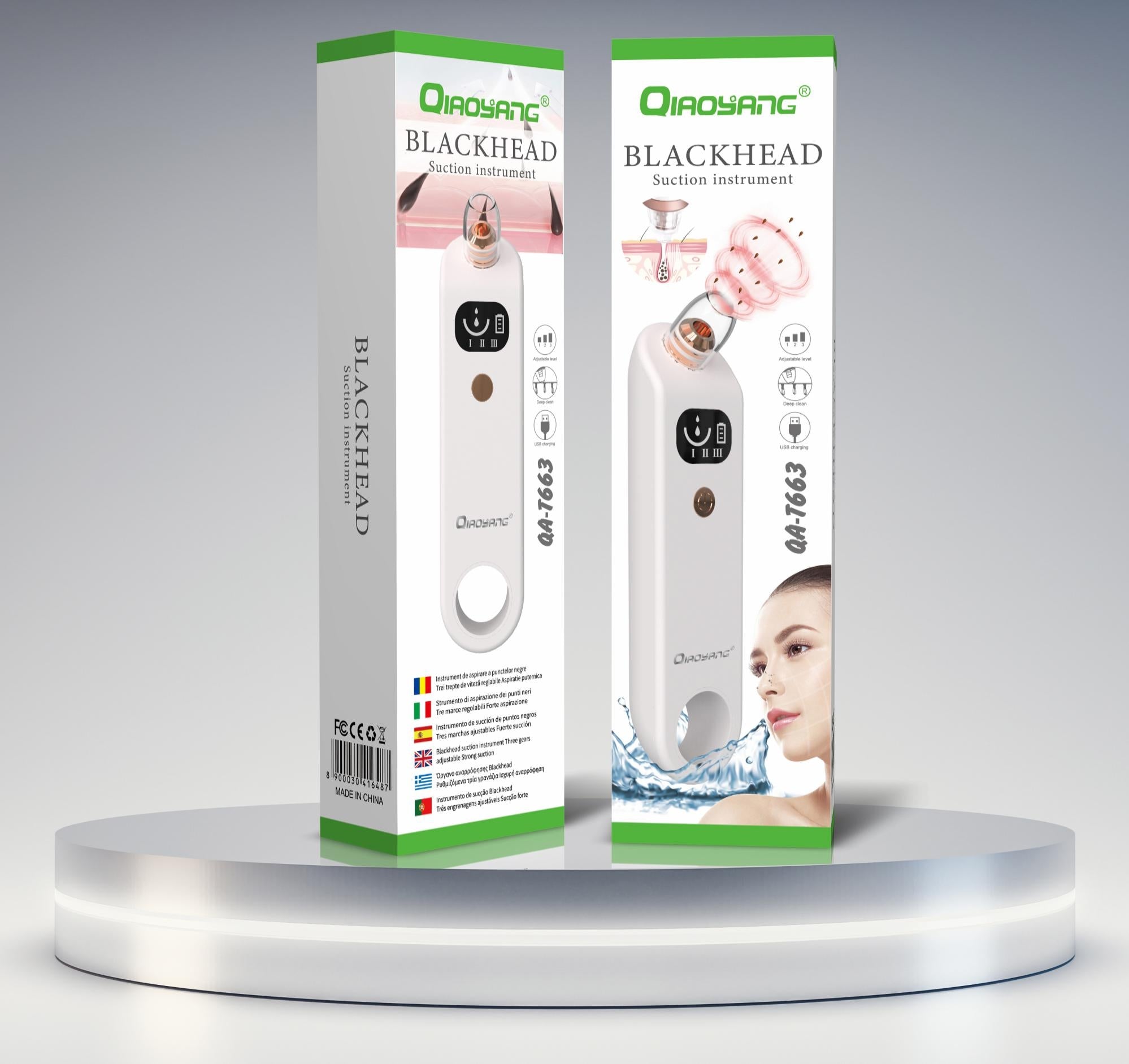 Aspirador de Pontos Negros Compacto QA-T663