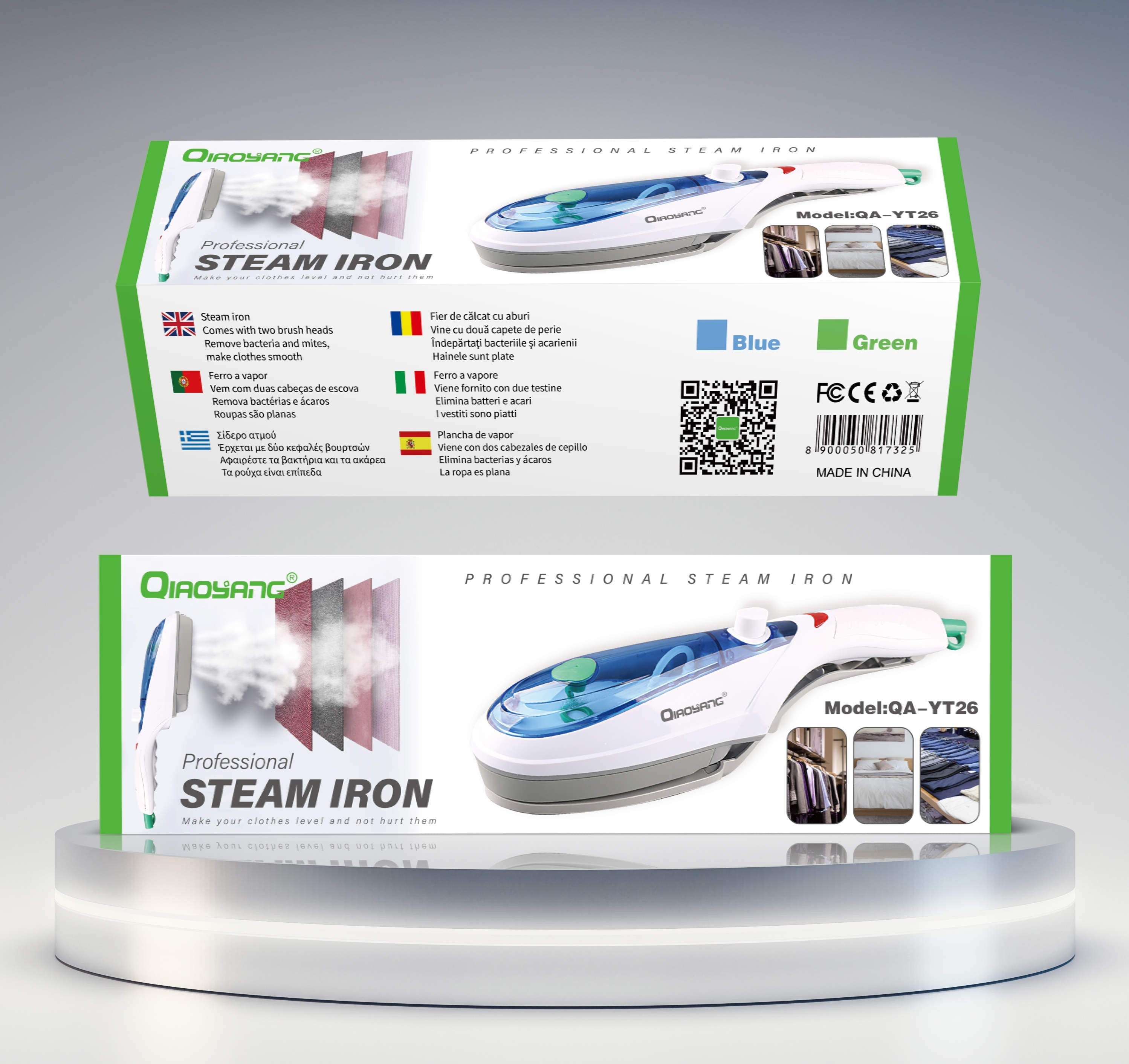 Ferro a Vapor Portátil Qiaoyang QA-YT26