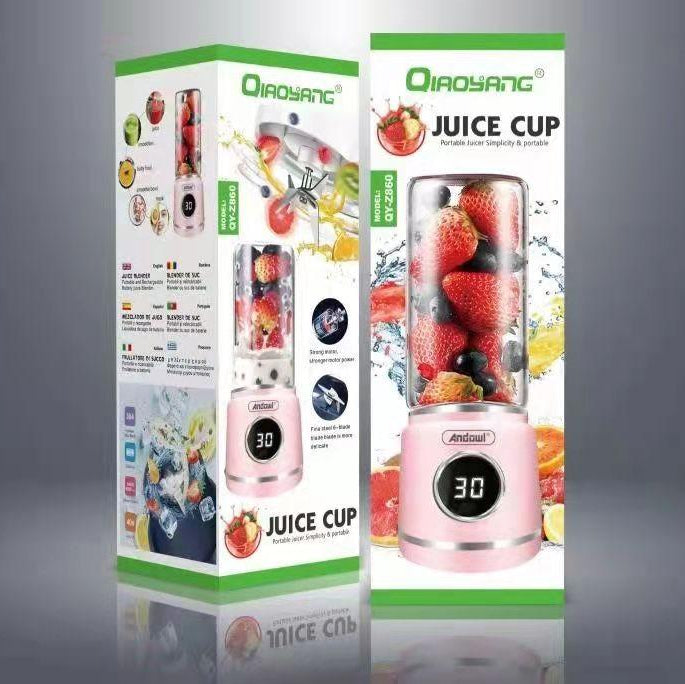 Mini Liquidificador Portátil com Display Digital