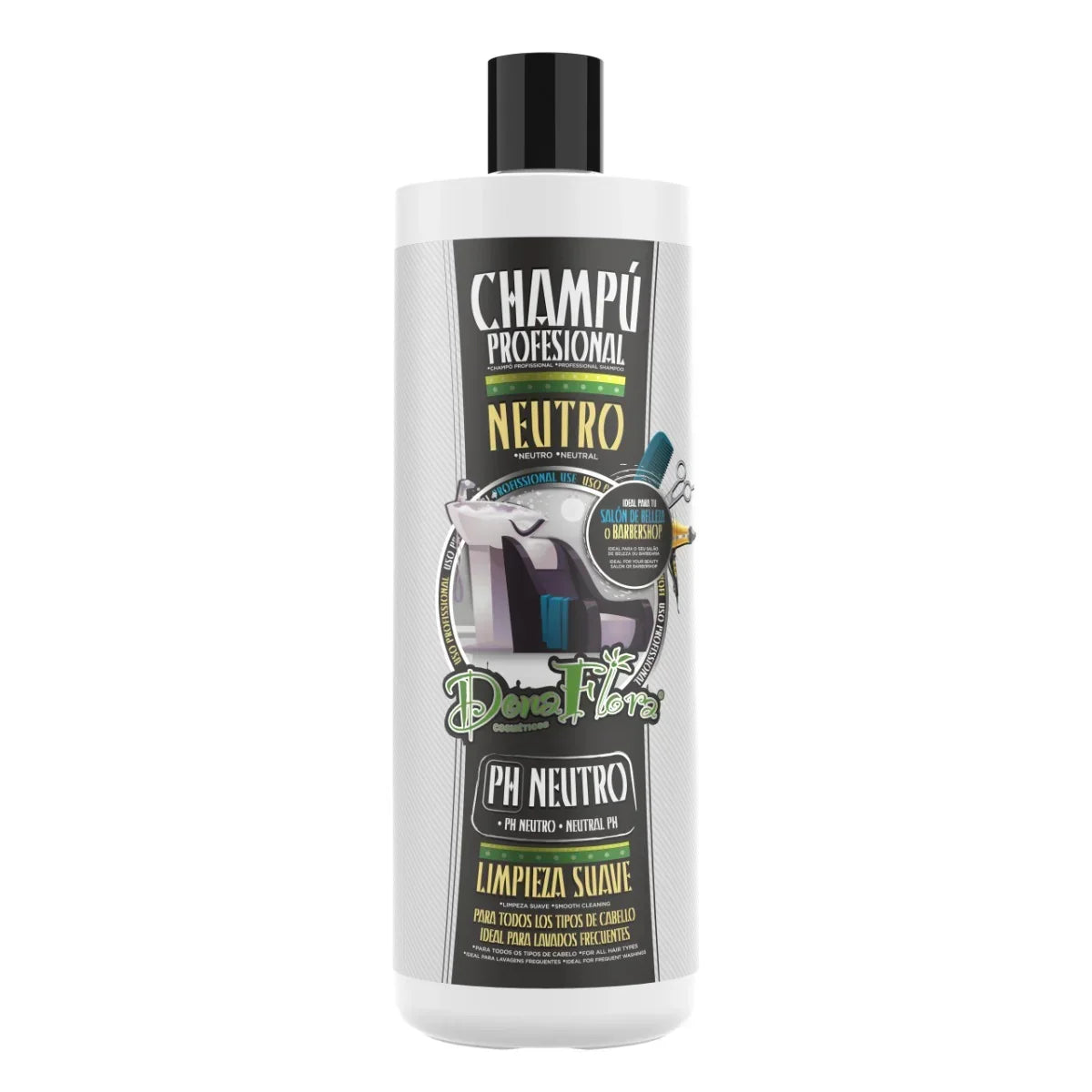 Shampoo Neutro PH Equilibrado & Uso Diário 1L