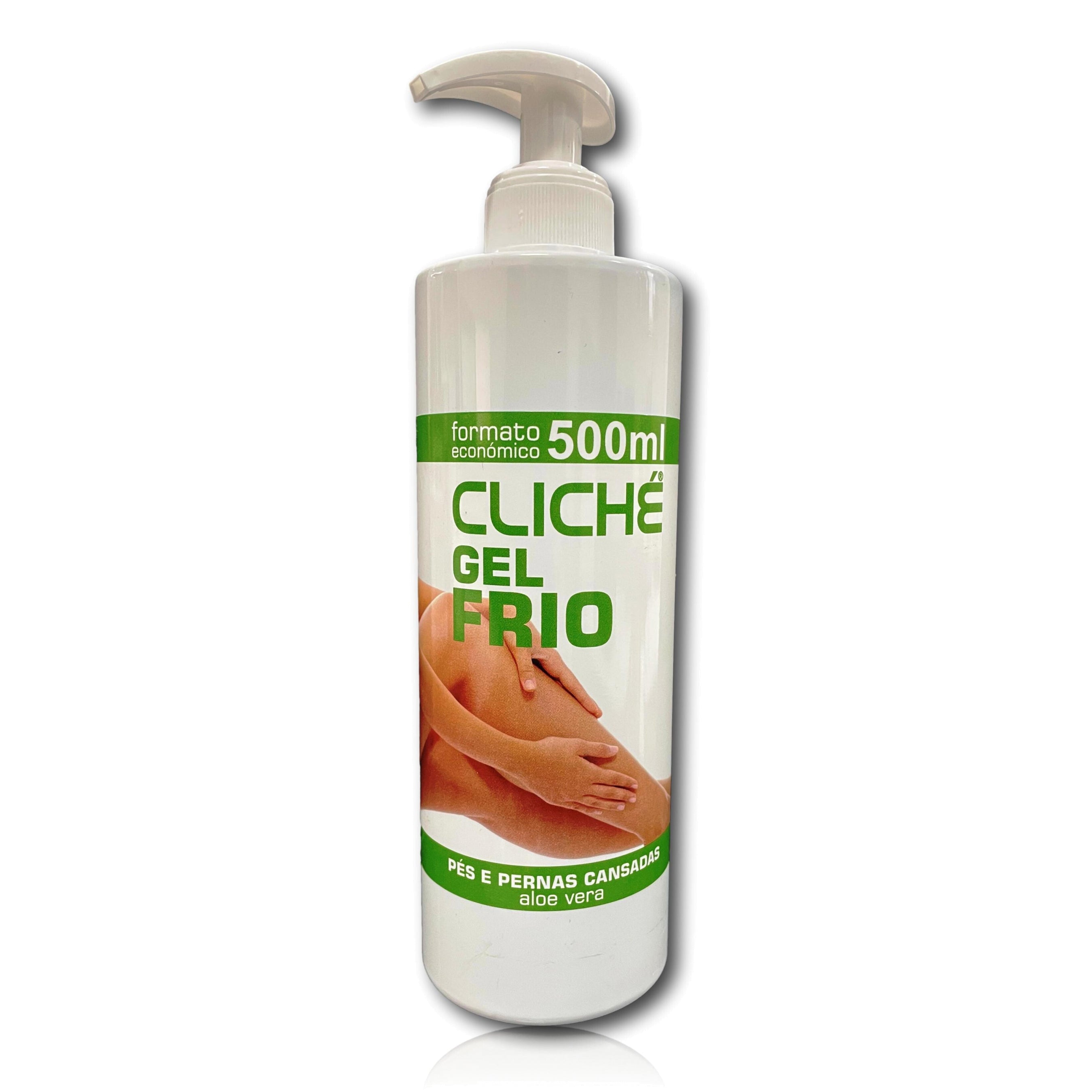 Gel Frio CLICHÉ com Aloe Vera — Pés e Pernas Cansadas 500ml