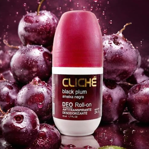 Desodorizante Roll-on CLICHÉ Black Plum — Ameixa Negra