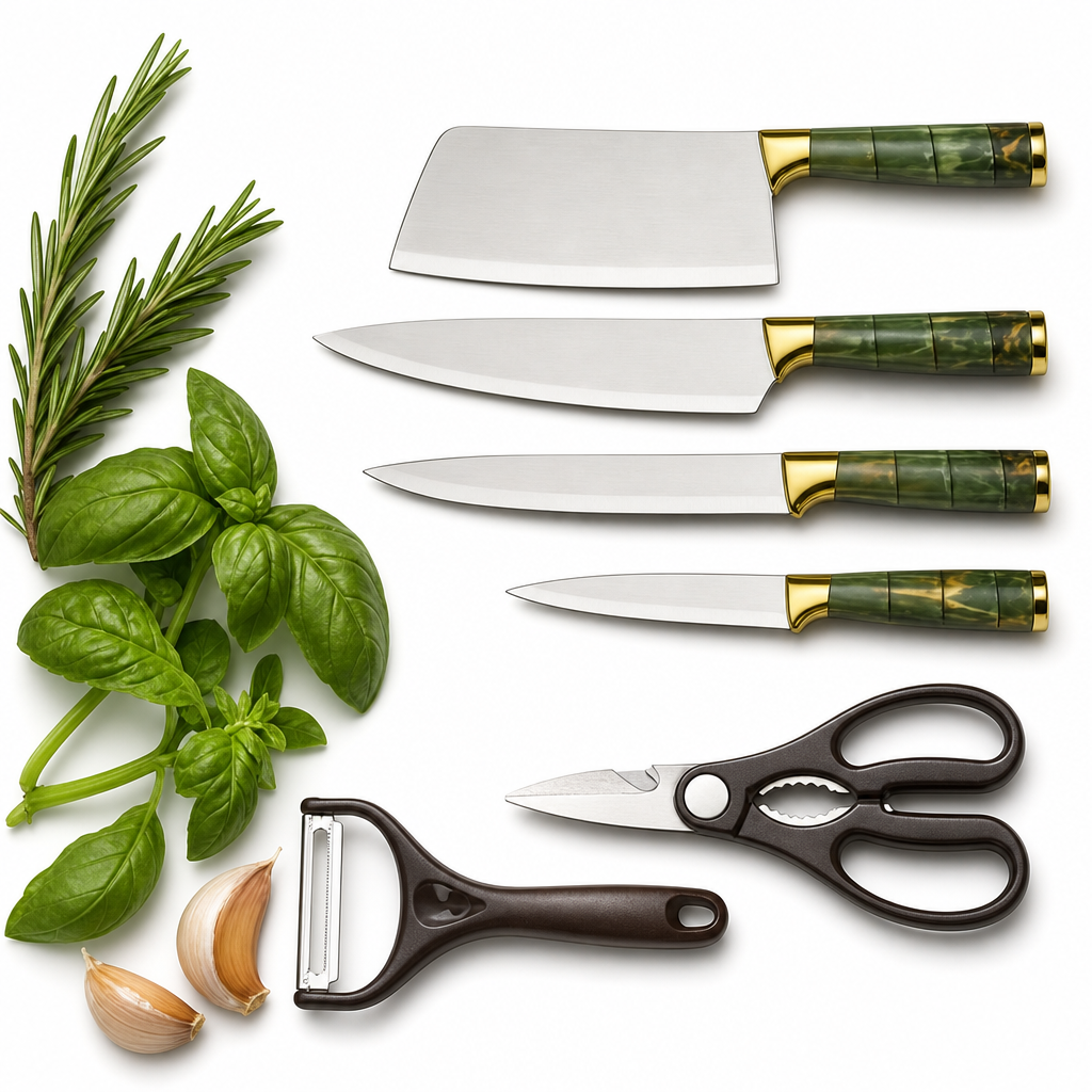 Conjunto de Facas de Cozinha Premium 6 Peças