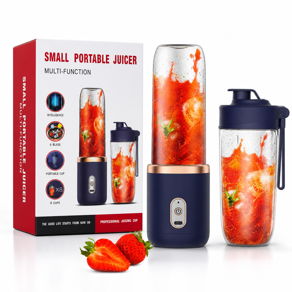 Liquidificador Portátil Recarregável com 6 Lâminas
