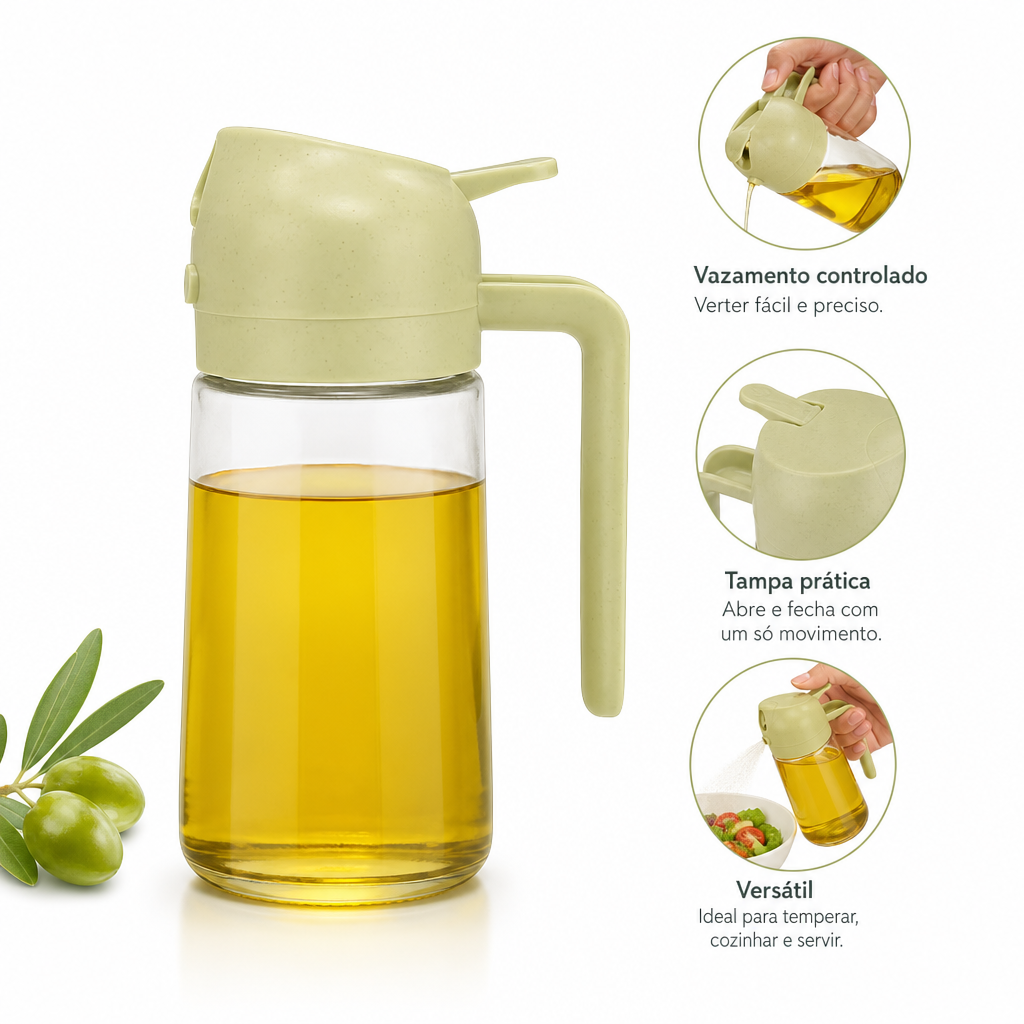 Garrafa Pulverizadora para Óleo e Vinagre 580ml