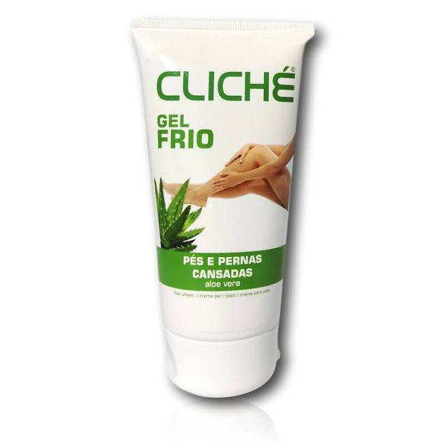 Gel Frio CLICHÉ com Aloe Vera — Pés e Pernas Cansadas 150ml