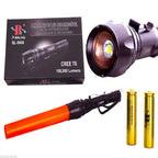 Lanterna LED Recarregável CREE T6 com Baliza